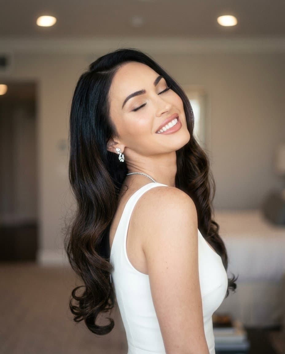 Dreamy Glam Portrait with Soft Focus Vintage Realism — example 4