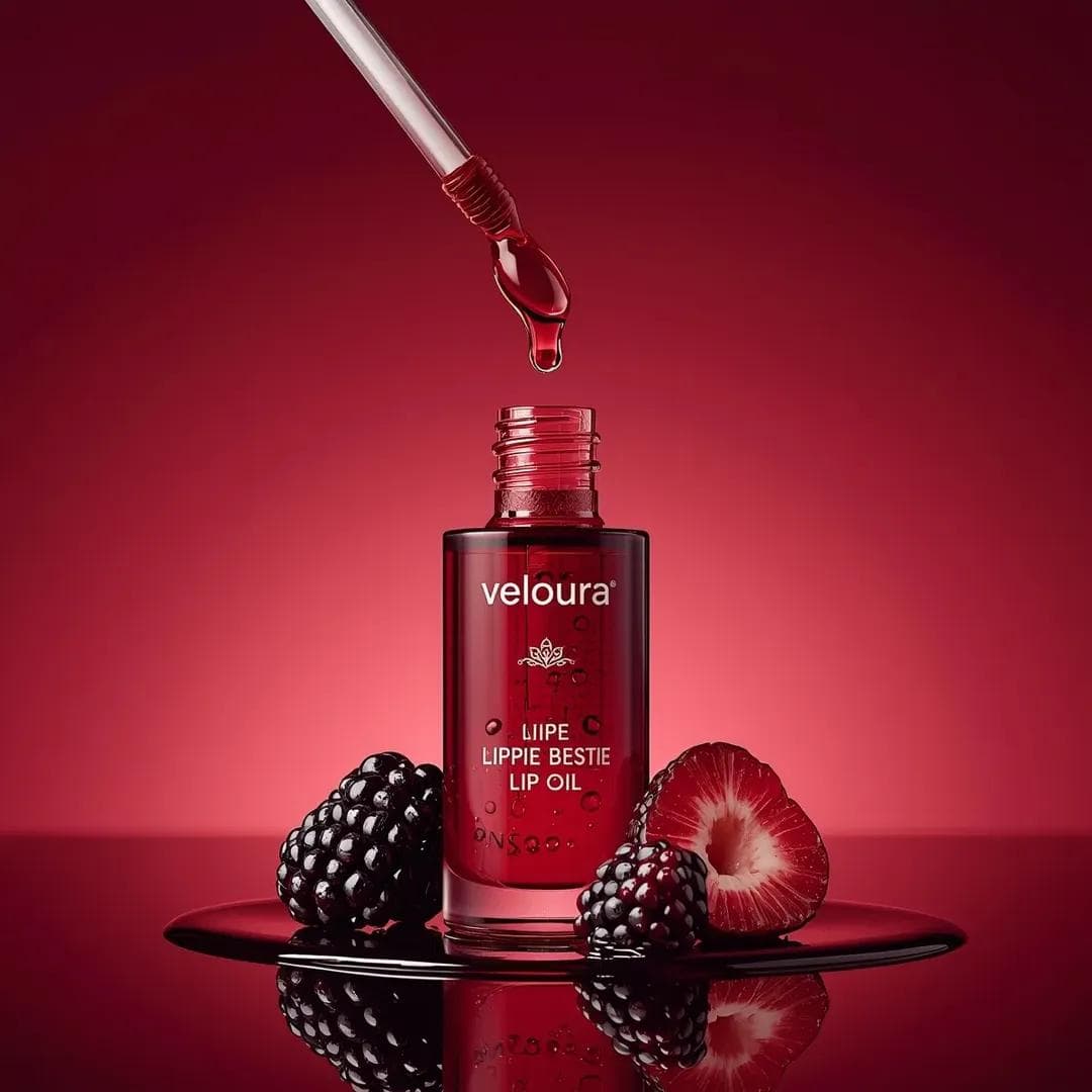 Commercial Lip Oil Product Photography Prompt for Nano Banana Pro — example 3