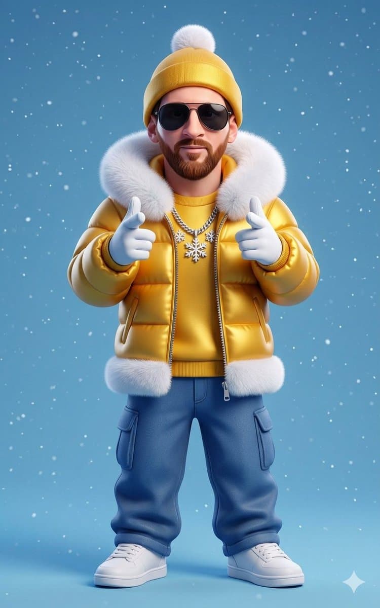 Stylized 3D Cartoon Man in Streetwear — example 1