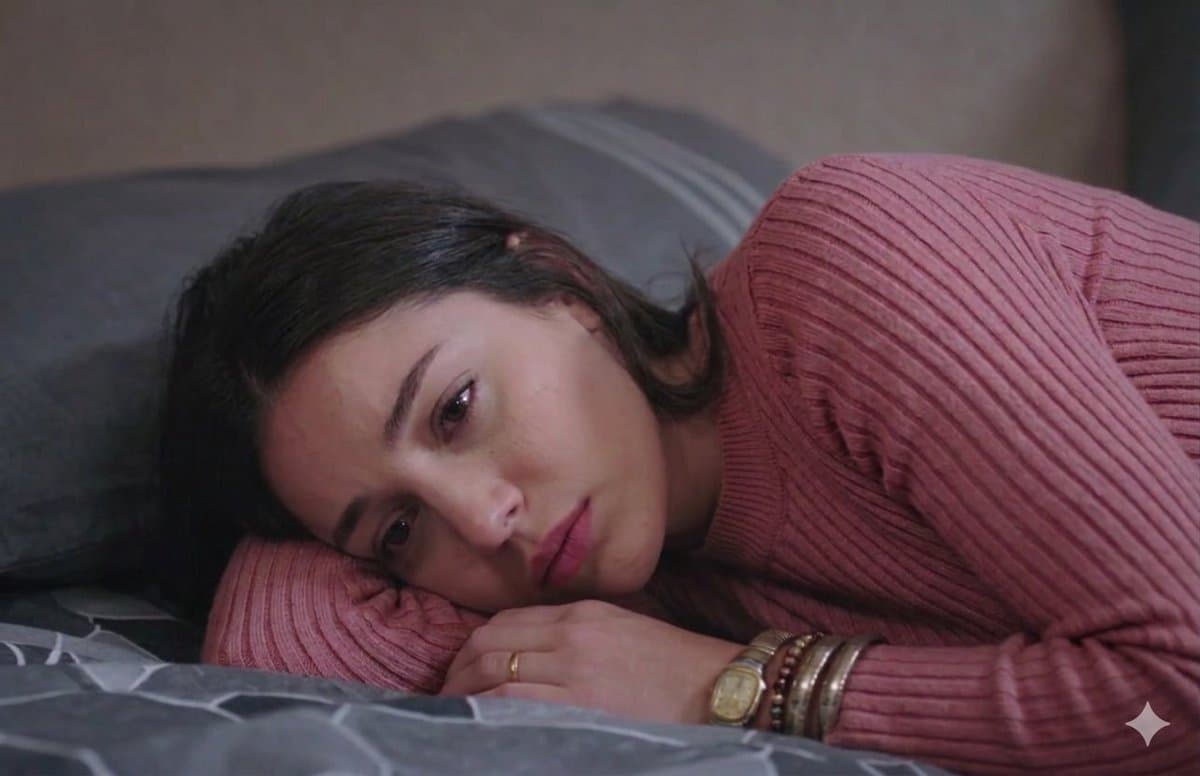 Cinematic Close-up of Pensive Woman — example 1