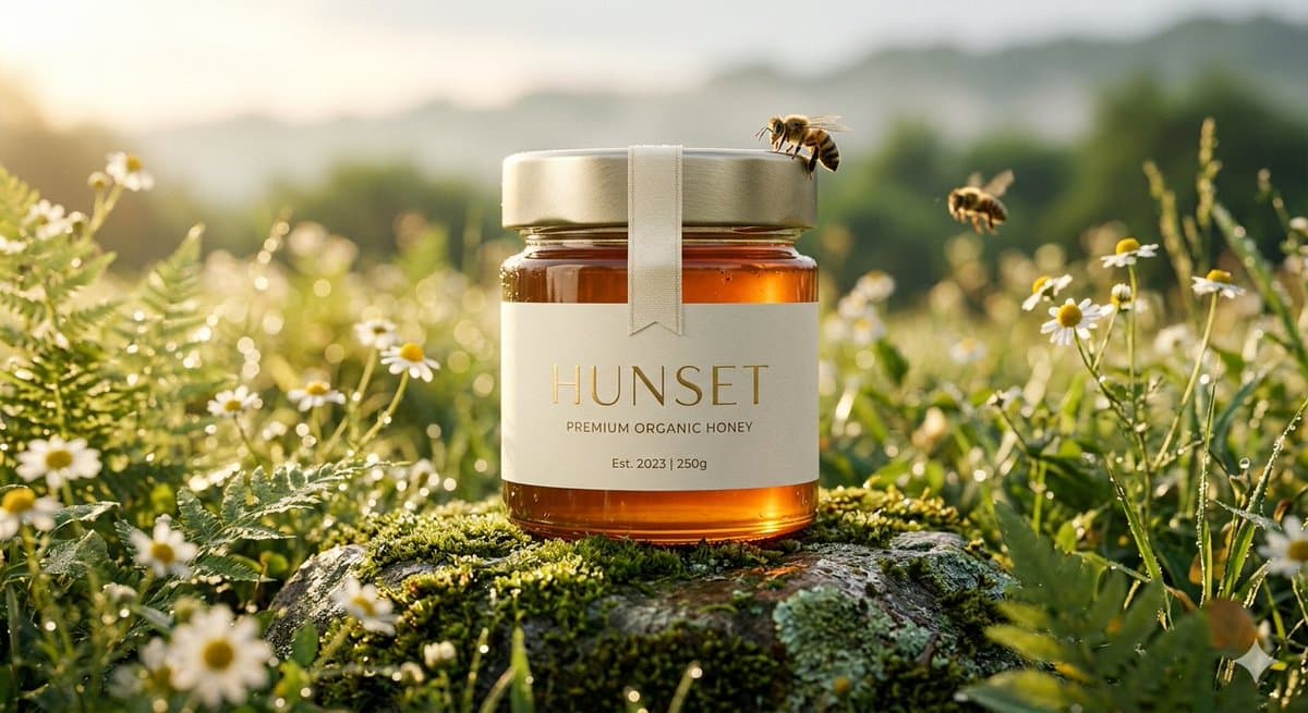 Ultra-Realistic Cinematic Honey Product Shot — example 2