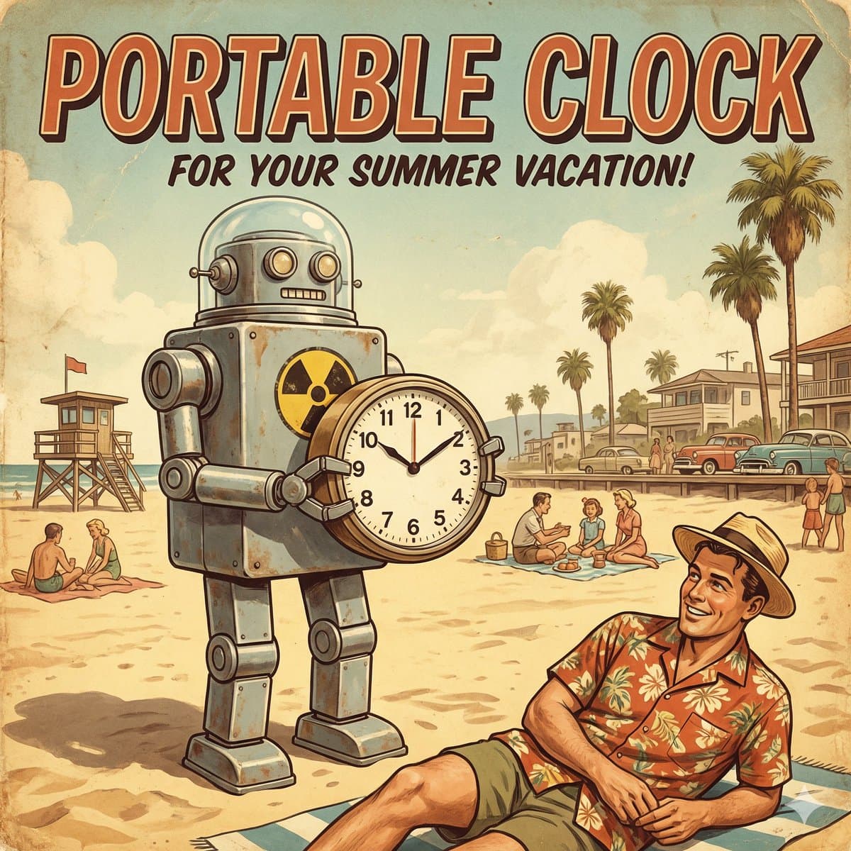 Retro Futurism smart watch prompt — example 1