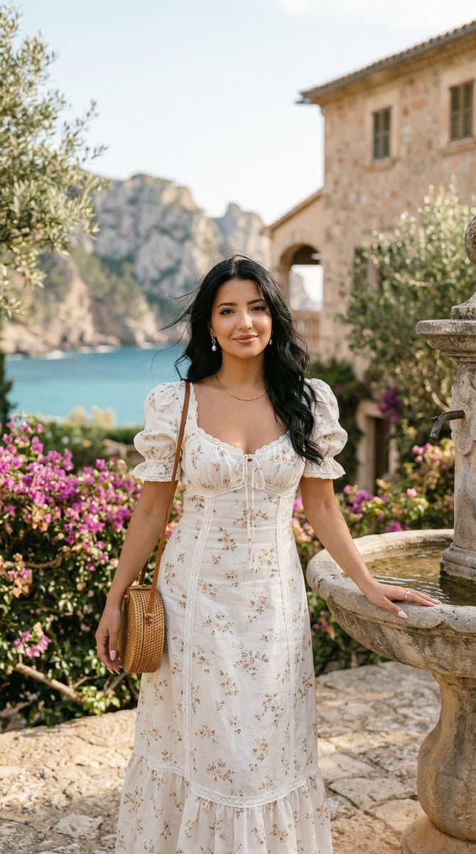 Romantic Mediterranean Coastal Editorial — example 1