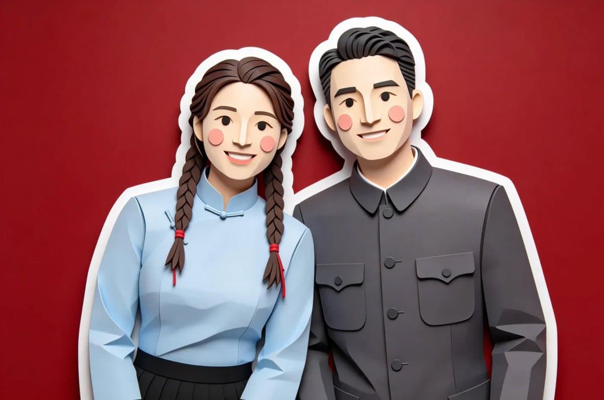 3D Paper-Cut Illustration Style — example 1
