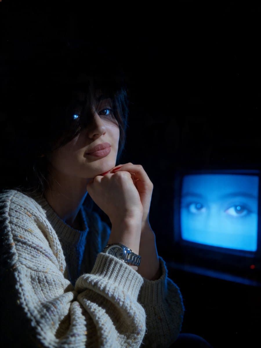 Cinematic Late-Night Portrait — example 1