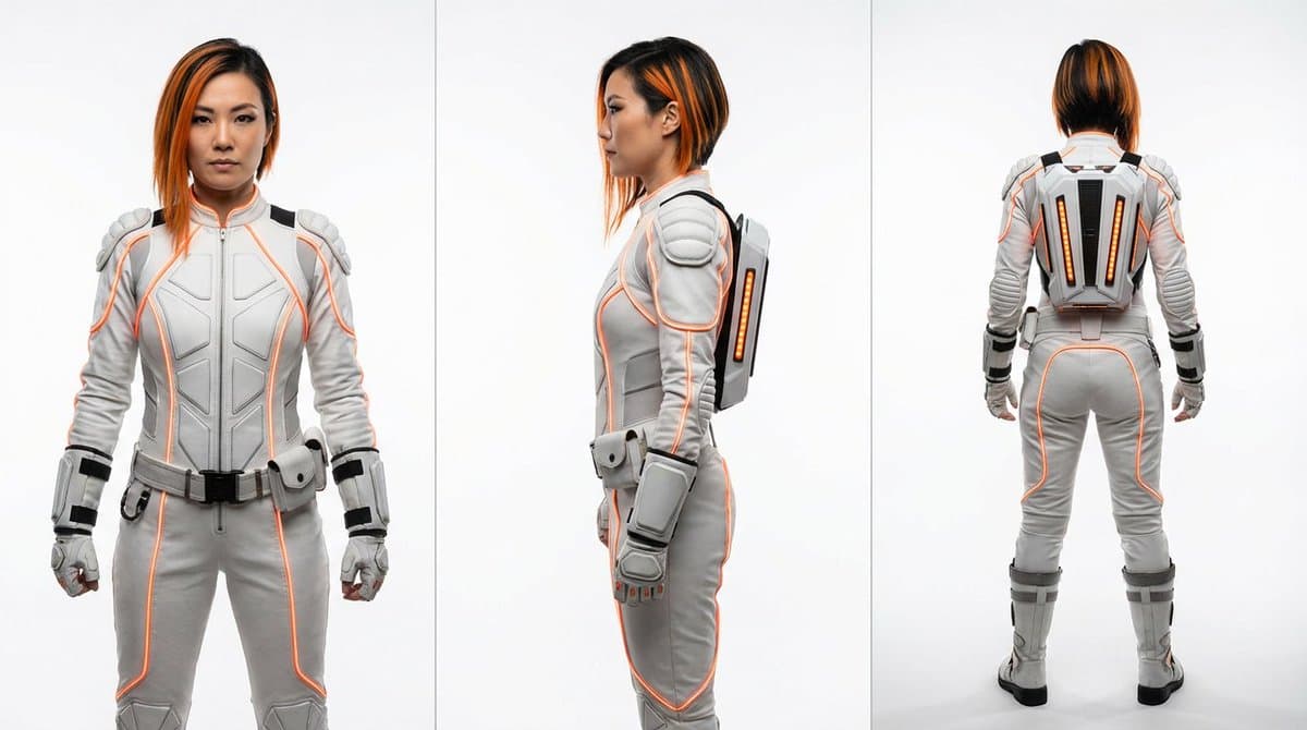 Sci-Fi Punk Japanese Woman View — example 1