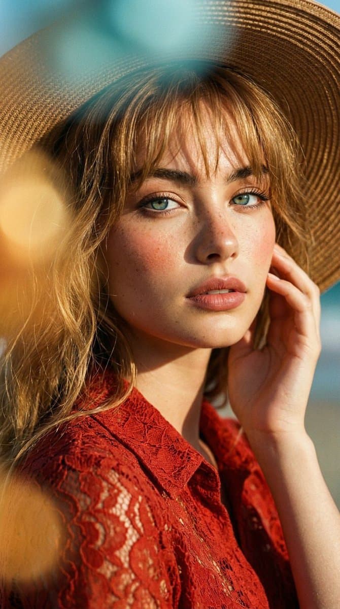 Golden Hour Fashion Portrait — example 1