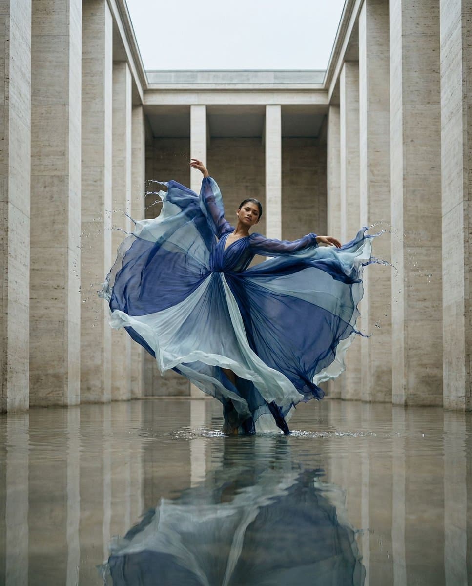 Cinematic Symmetrical Motion Portrait β example 1