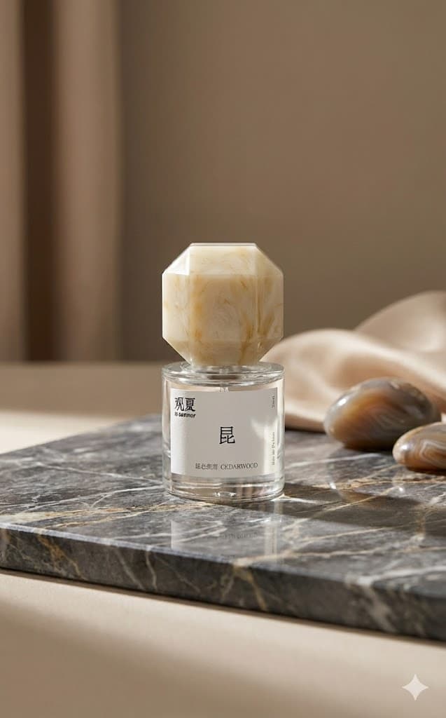 Perfume promo with niche Le Labo-like feel — example 3