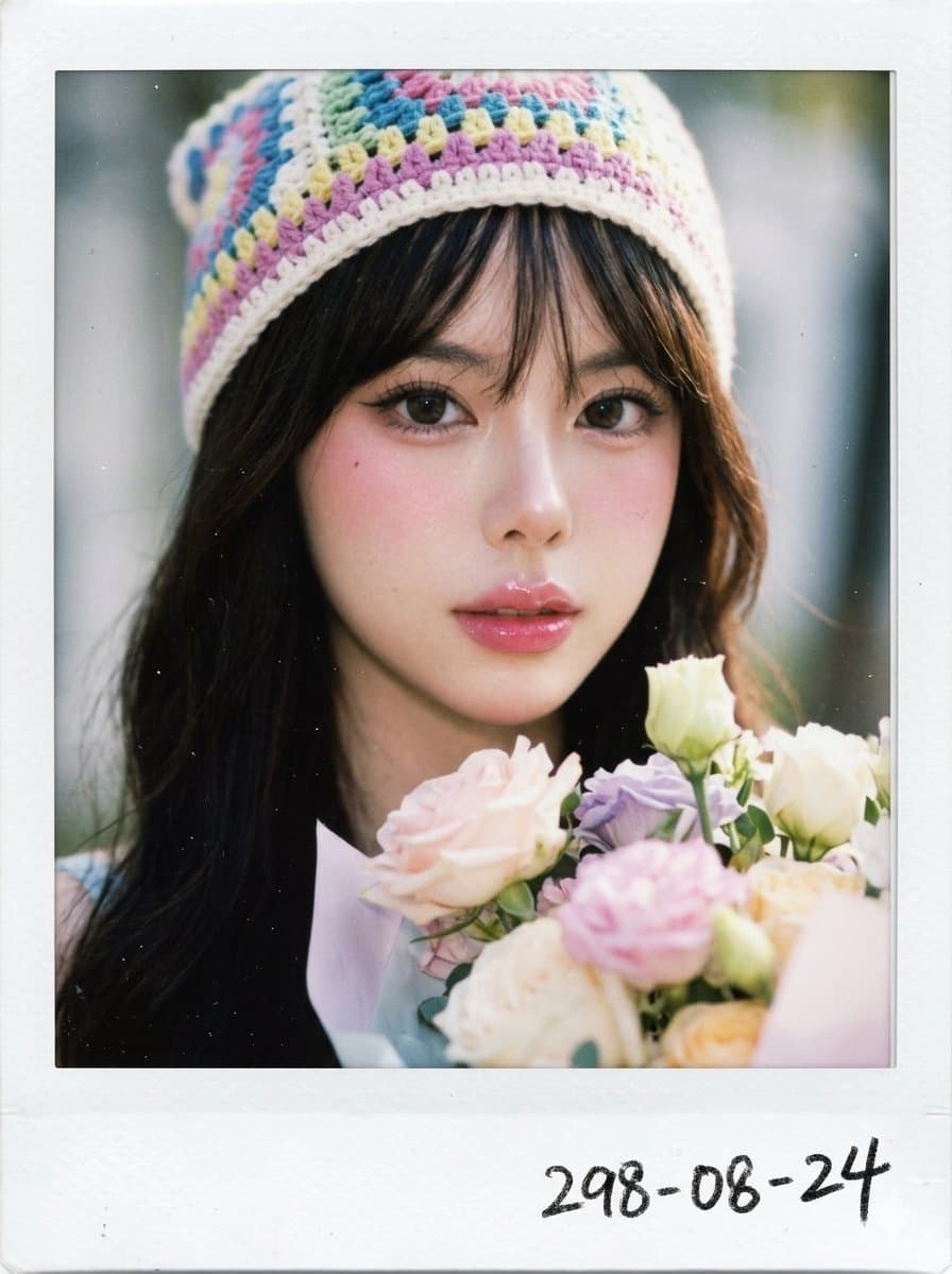Dreamy Polaroid Portrait — example 1