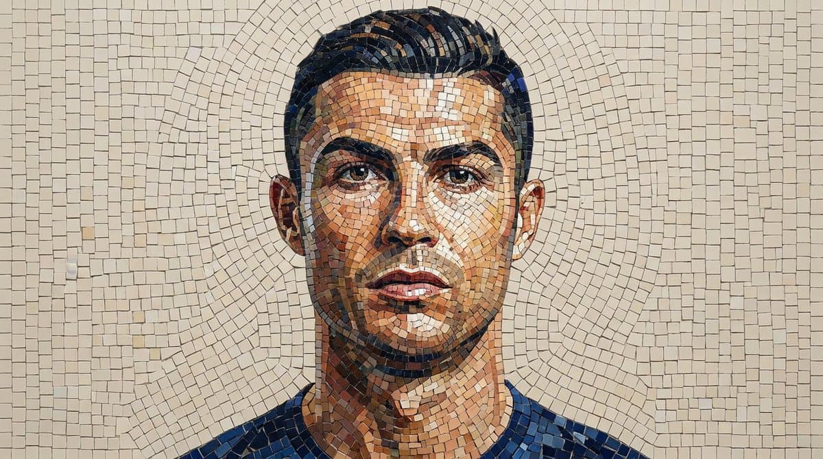 Mosaic Portrait Style Image — example 3