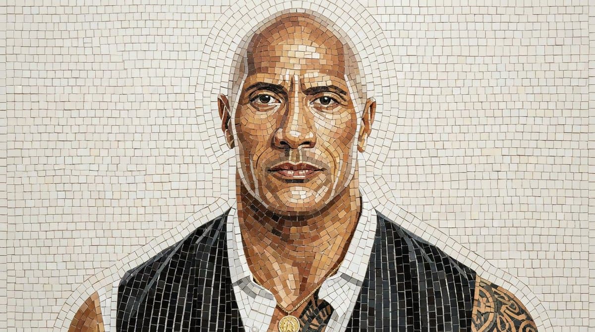 Mosaic Portrait Style Image — example 4