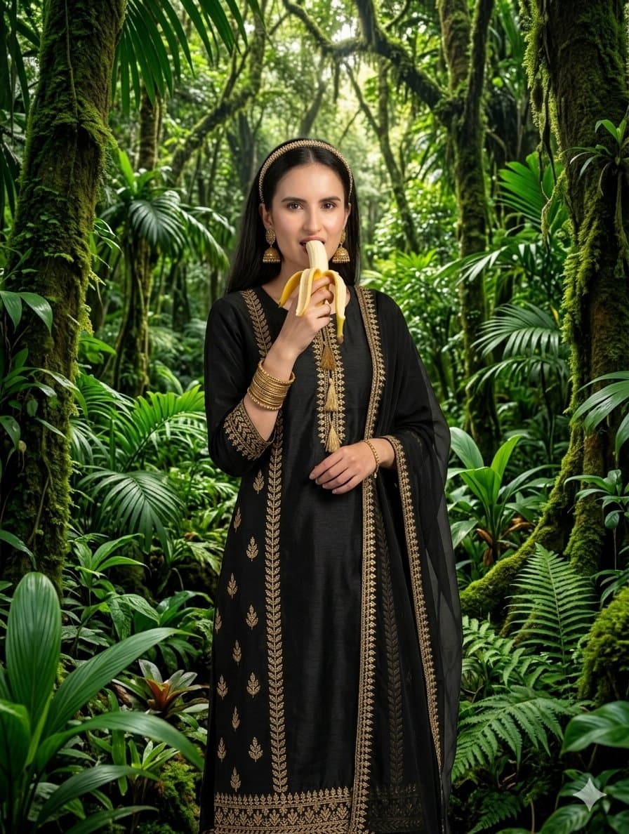 Traditional Jungle Portrait — example 1