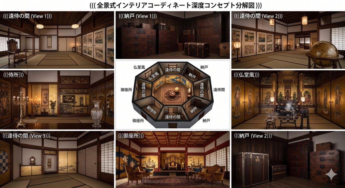 Azuchi-Momoyama Castle Floor Plan — example 4