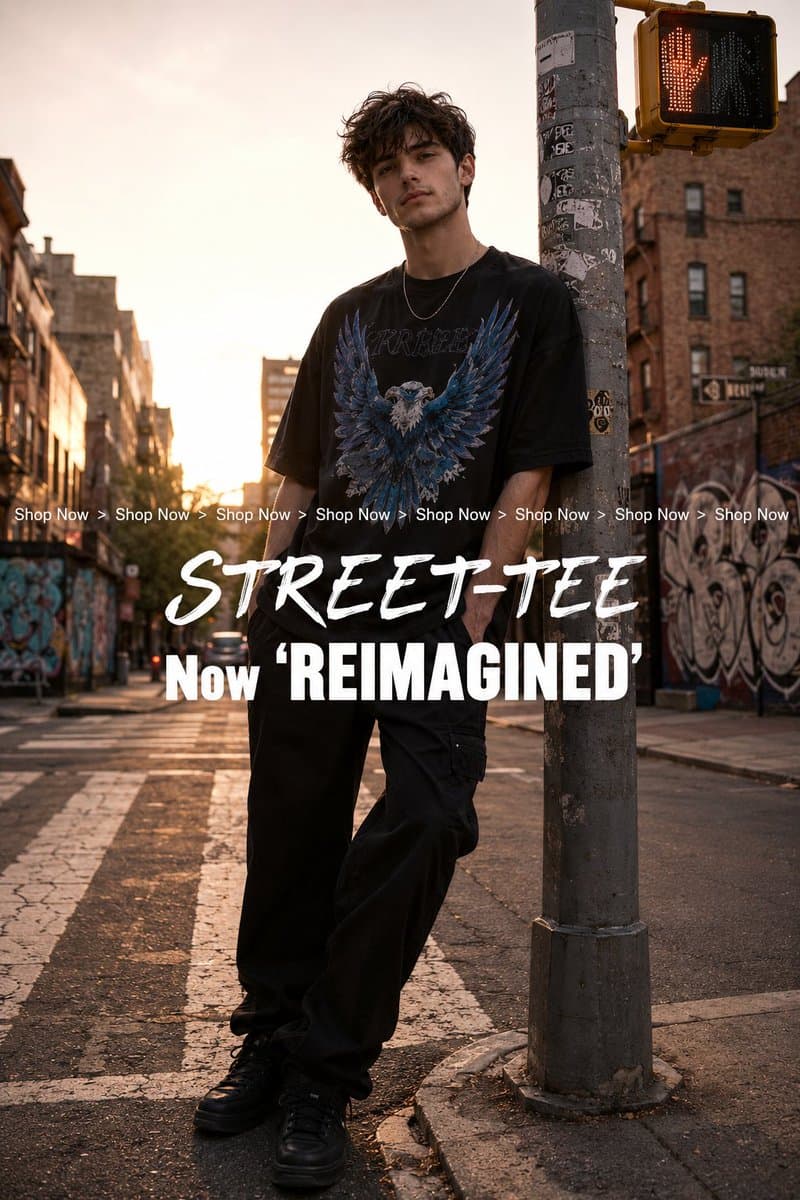 Golden Hour Streetwear Facebook Ad — example 1