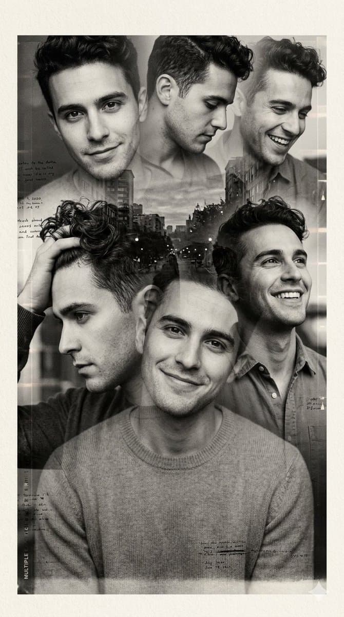 Multiple Exposure Sepia Portrait — example 2