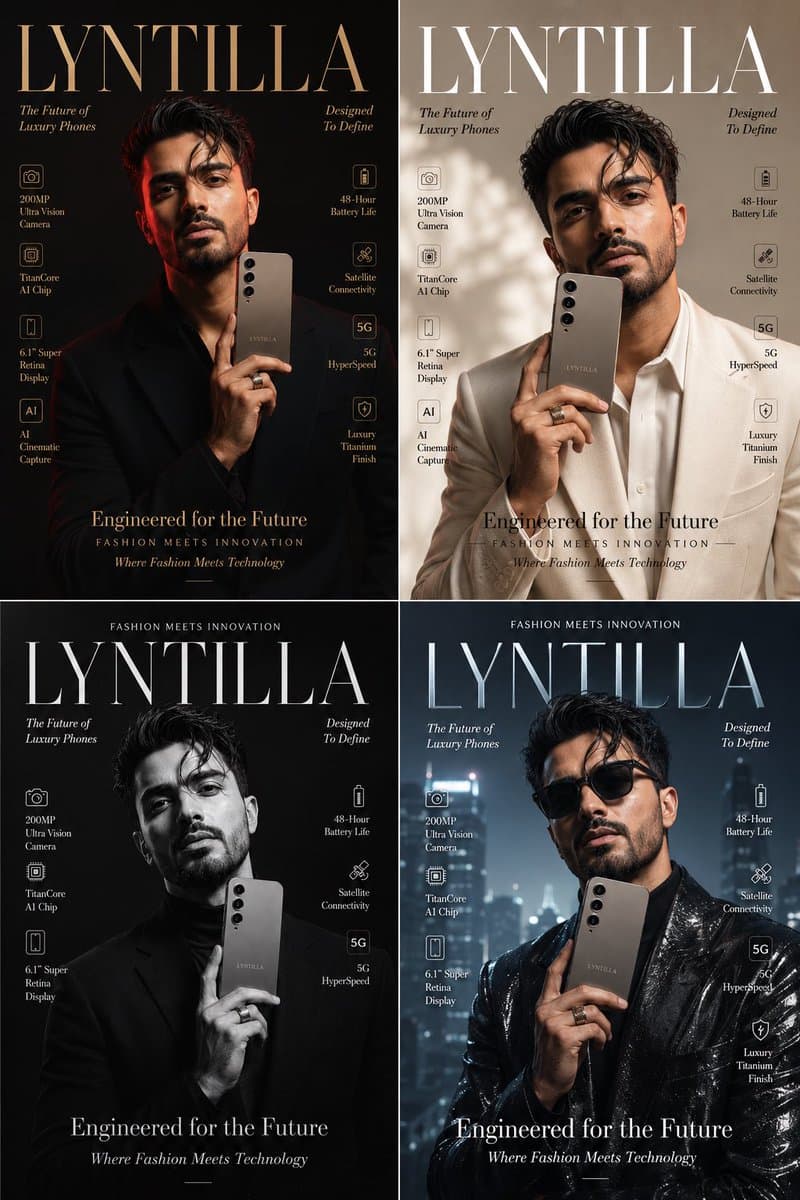 Luxury Fashion Tech Magazine Cover — example 1