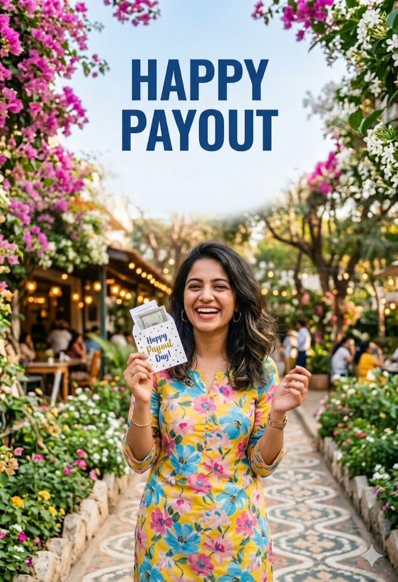 Celebratory Payout Day Photograph — example 1