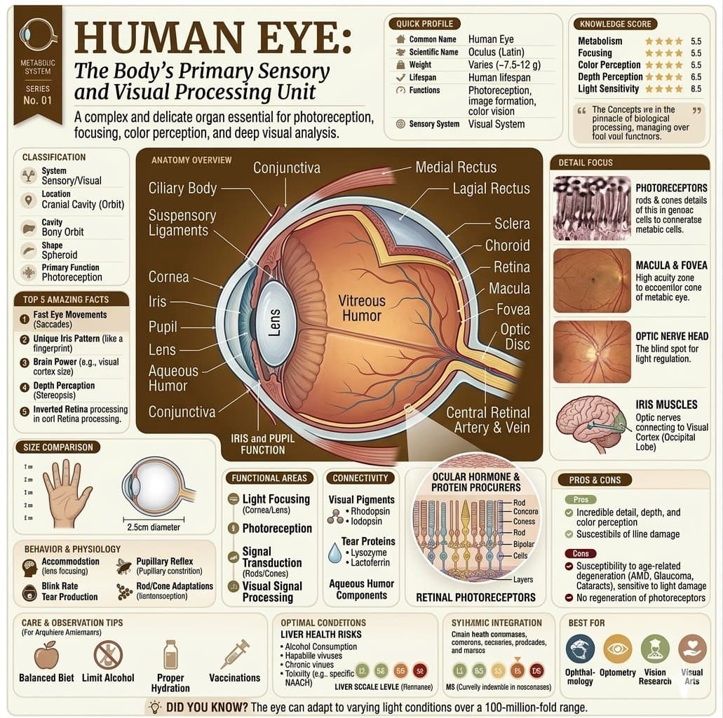 Human Eye and Ear Sensory Infographic — example 1