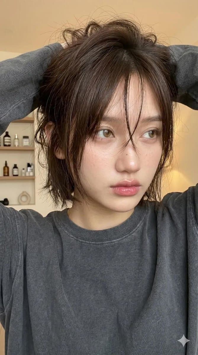 Candid Bob Haircut Lifestyle Portrait — example 3