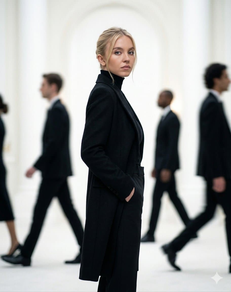 Cinematic Motion Blur Fashion Portrait — example 1