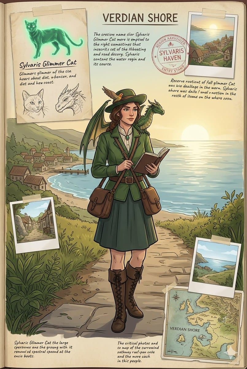 Fantasy Field Journal Illustration β example 1