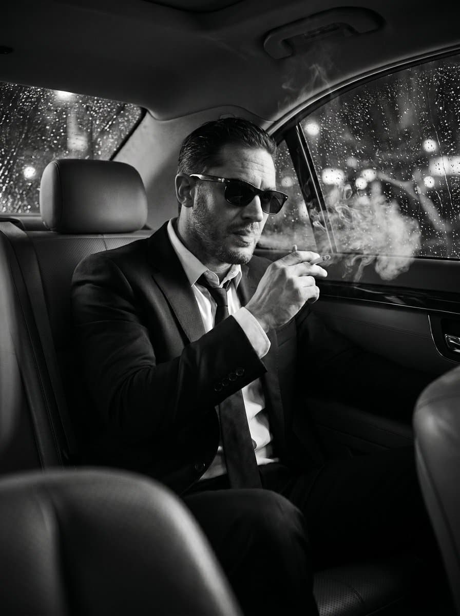 Noir Luxury Car Night Portrait — example 2