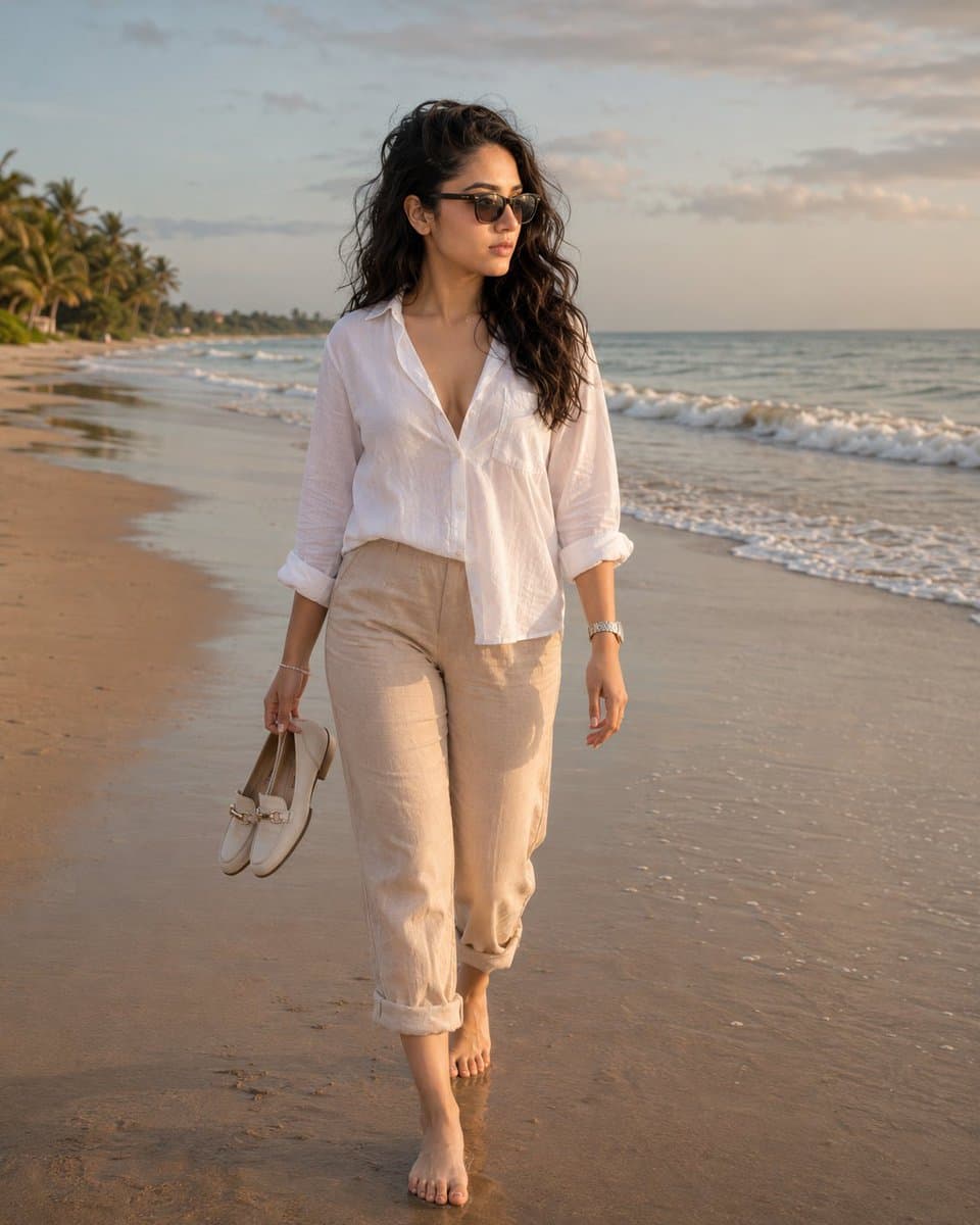 Golden Hour Beach Walk — example 1