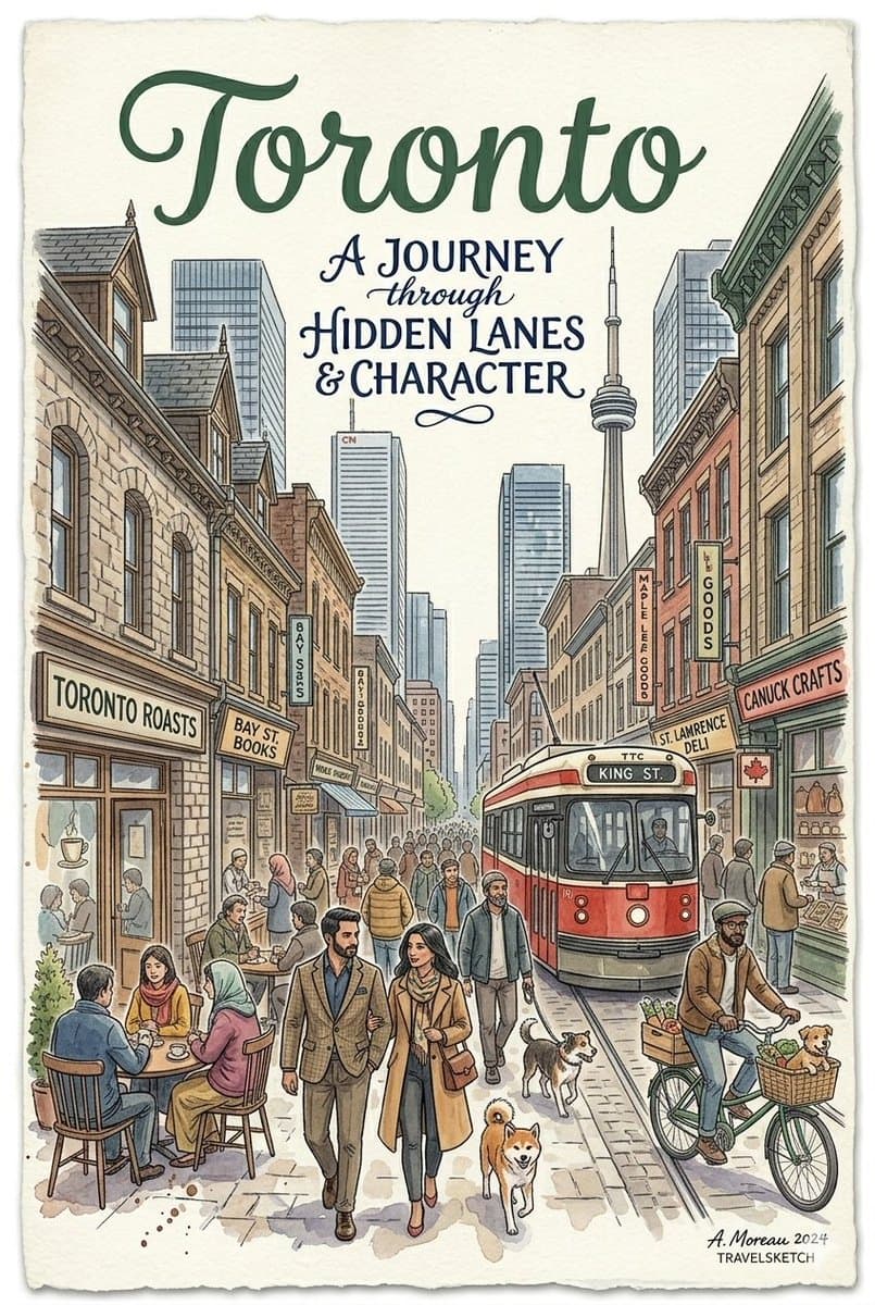 Watercolor Travel Poster Fusion — example 2
