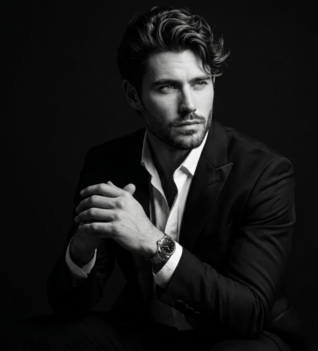 Fine Art Black and White Portrait — example 1