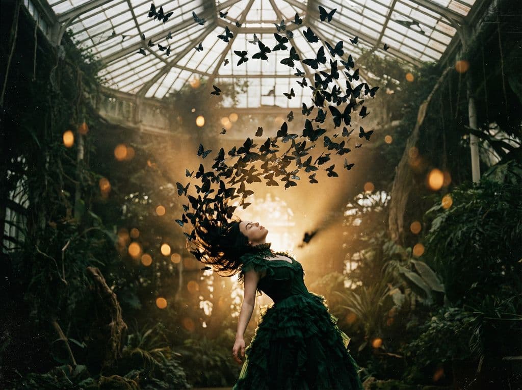 Ecstatic Butterfly Dream Subterranean Portrait — example 1