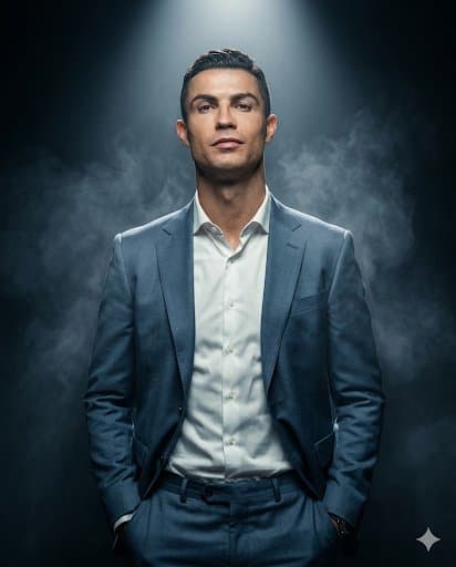 Confident Studio Suit Portrait — example 1