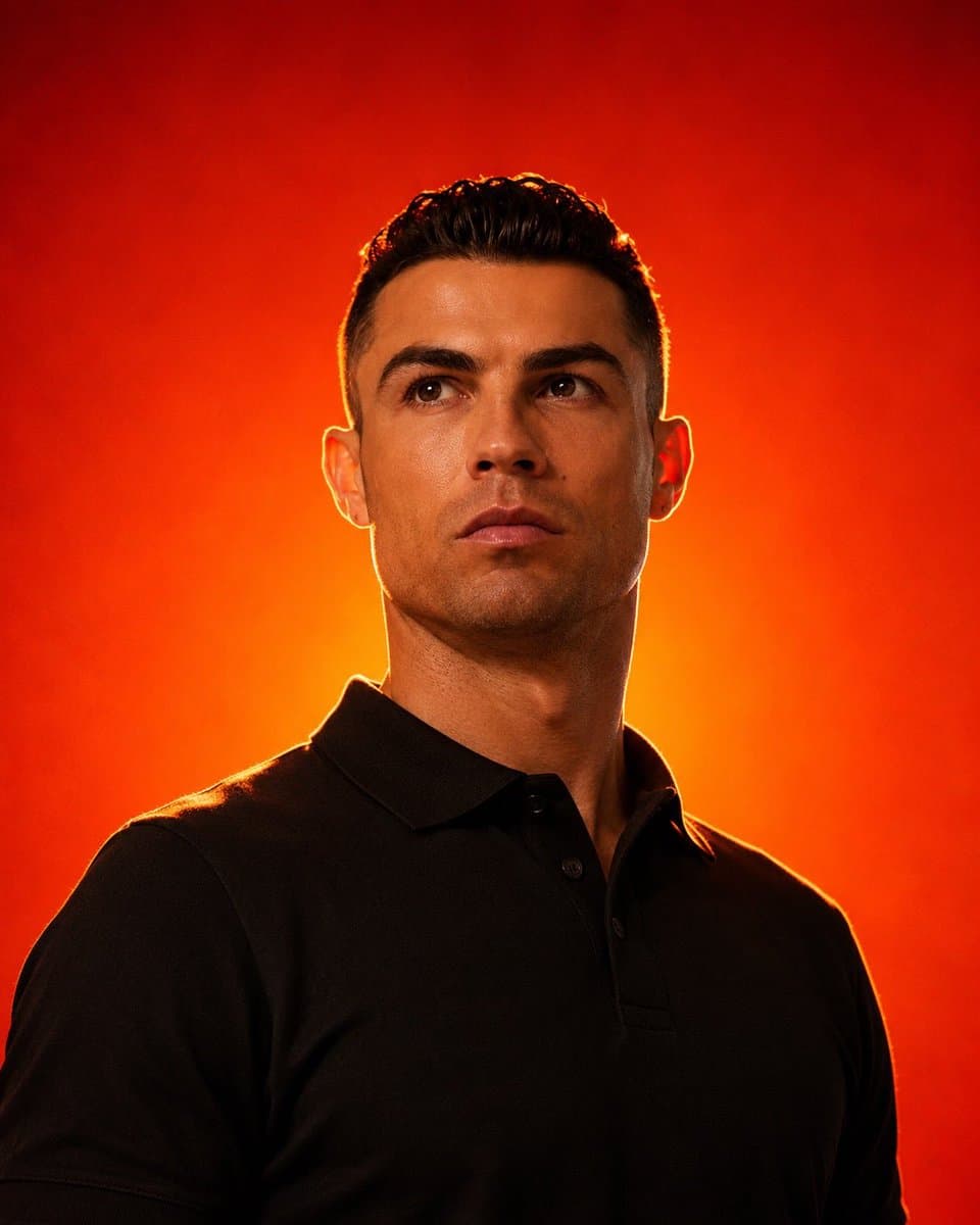 Fiery Studio Fashion Portrait — example 2