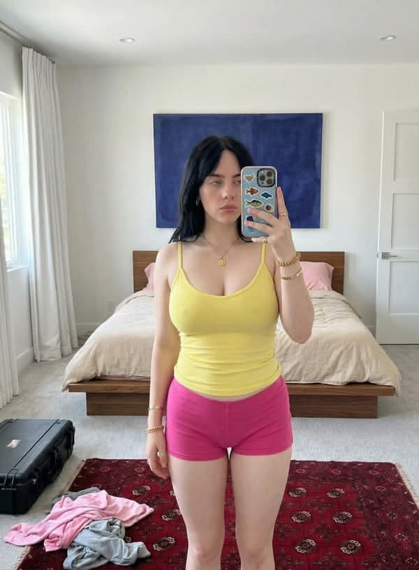 Candid Modern Bedroom Mirror Selfie β example 1