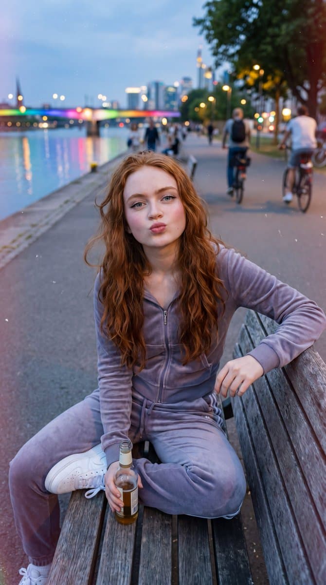 Realistic Redhead Lifestyle Portrait — example 1