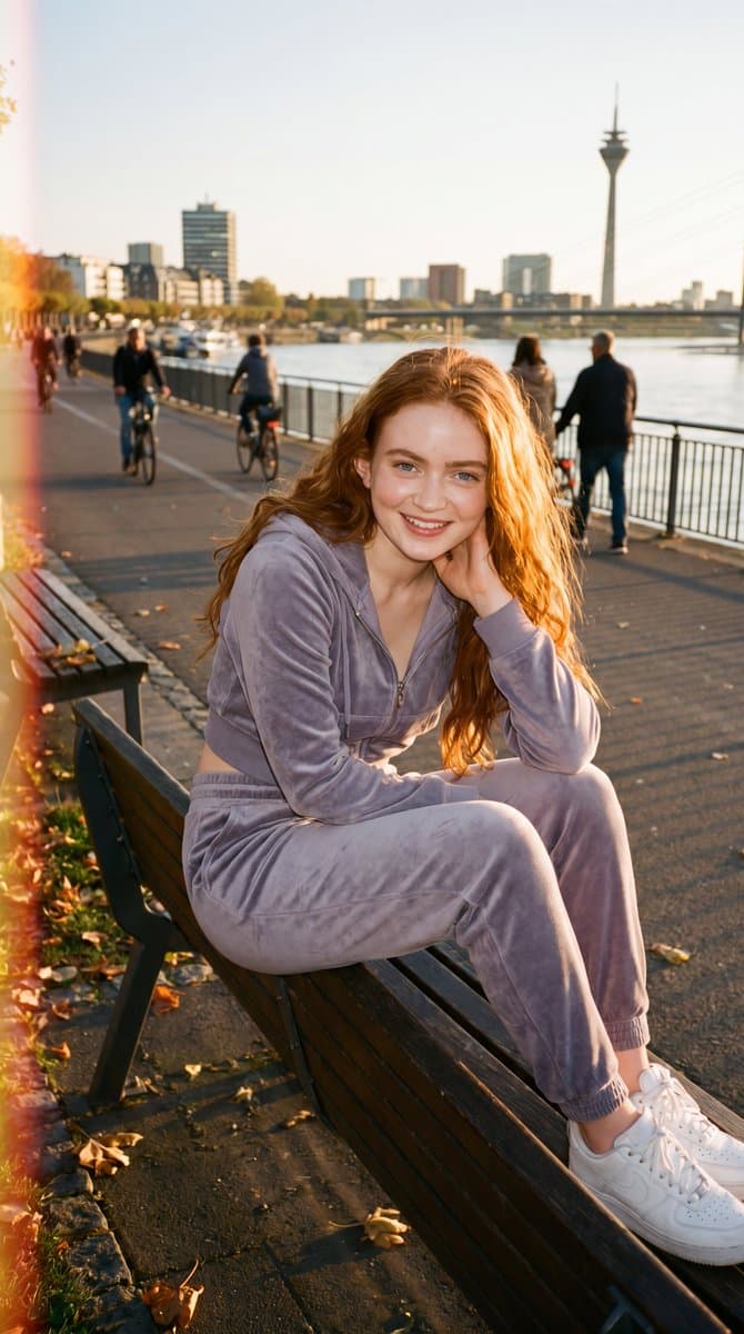 Realistic Redhead Lifestyle Portrait — example 2