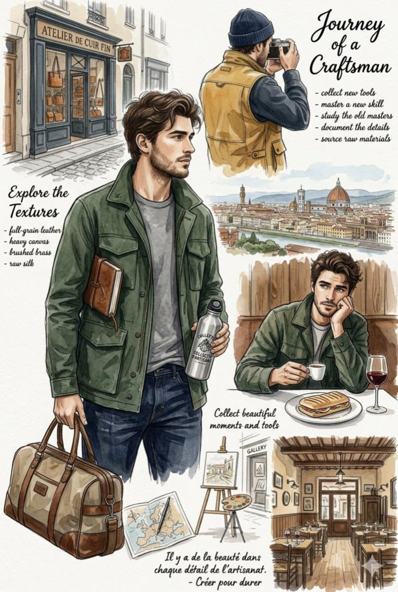 European Travel Lifestyle Moodboard β example 1
