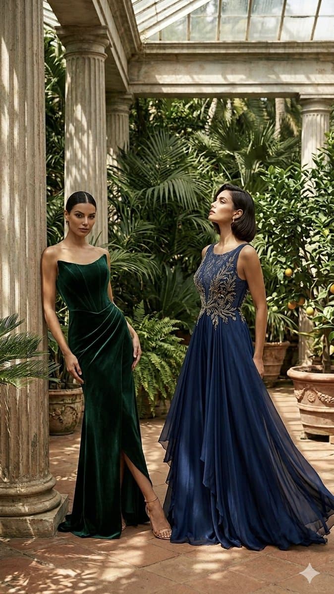 Elegant Gowns Greenhouse Editorial — example 1