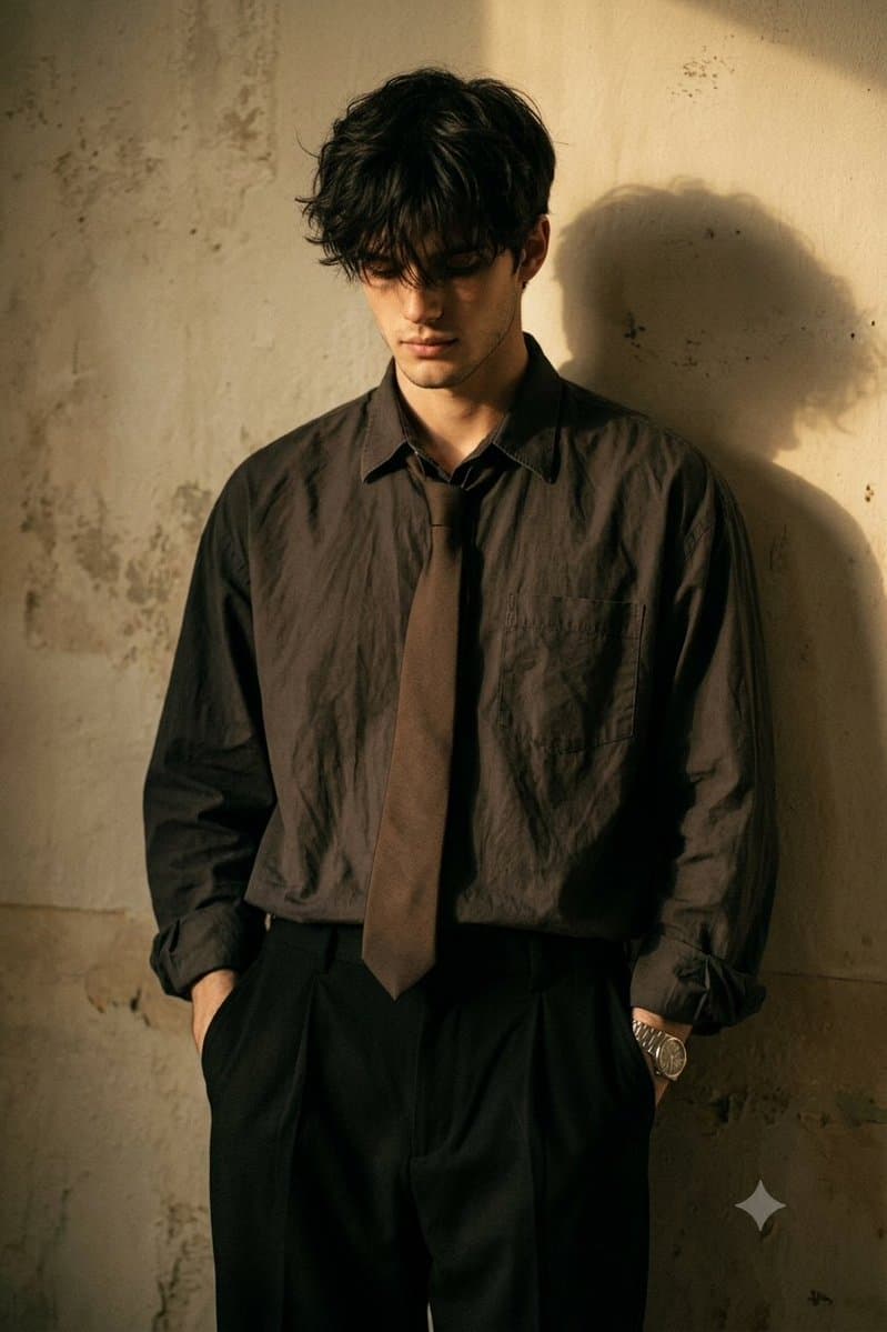 Moody Cinematic Male Portrait — example 1