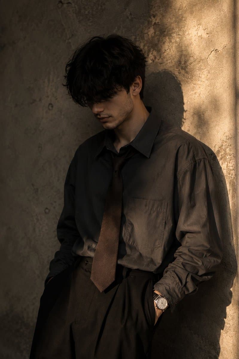 Moody Cinematic Male Portrait — example 2