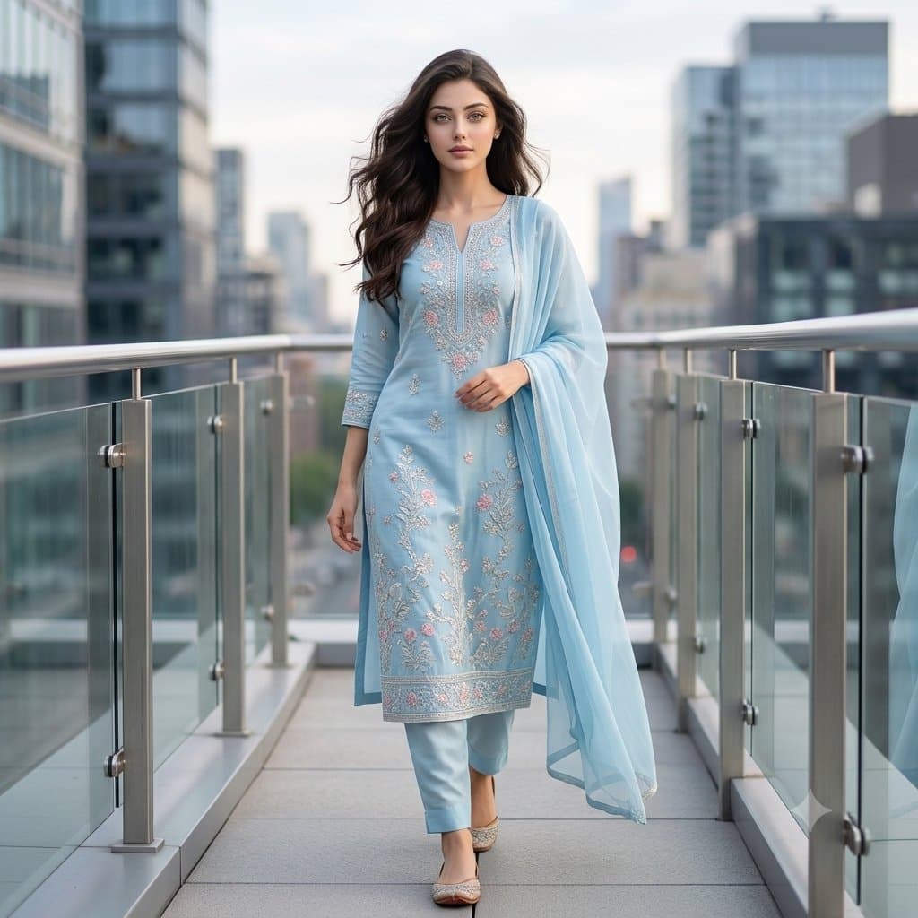 Urban South Asian Fashion Portrait