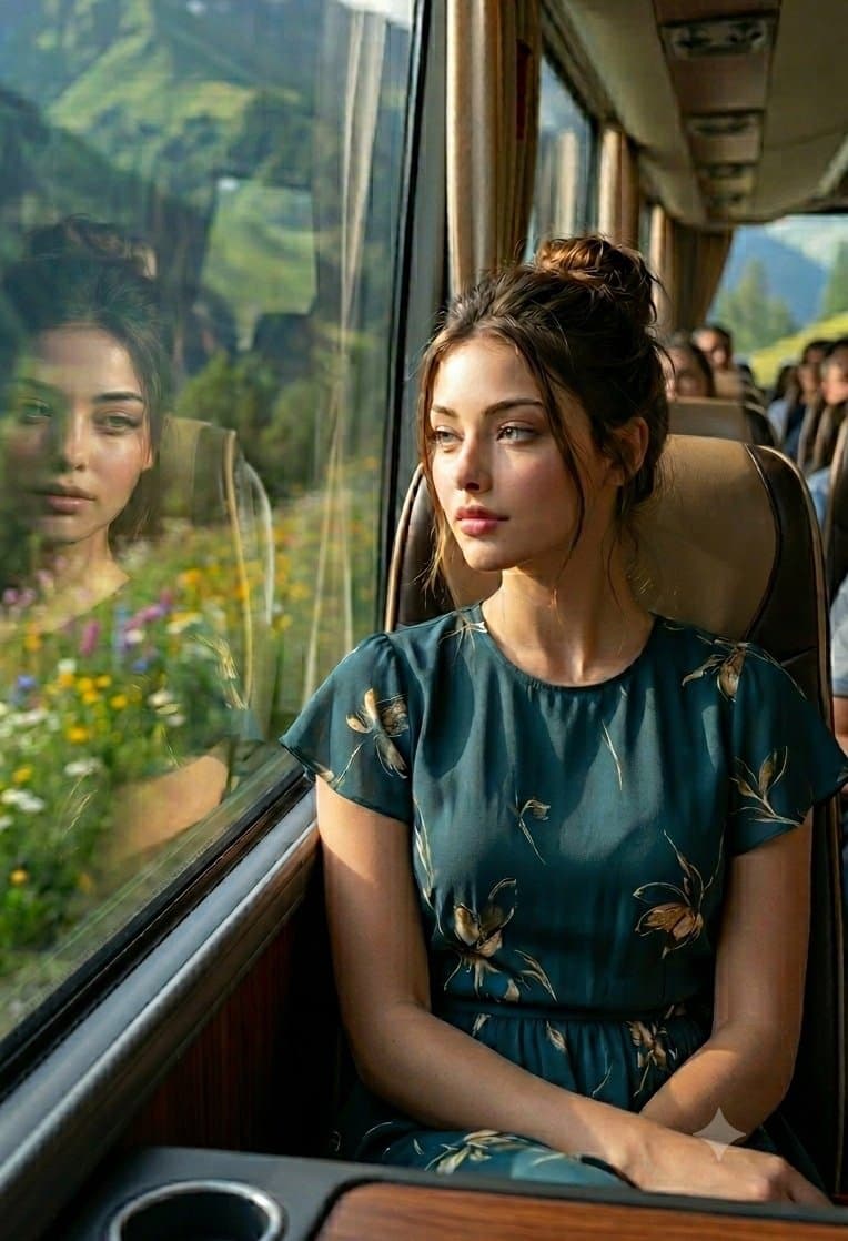 Luxury Bus Travel Portrait β example 1