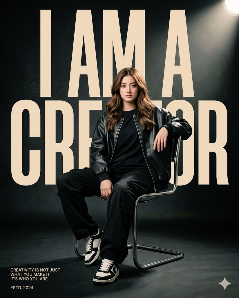 Luxury Streetwear Fashion Editorial Poster β example 1