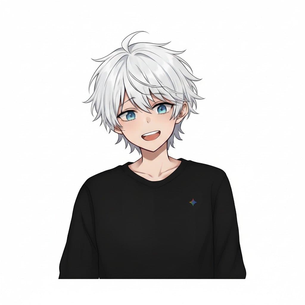 Chibi character LINE stickers set — example 2