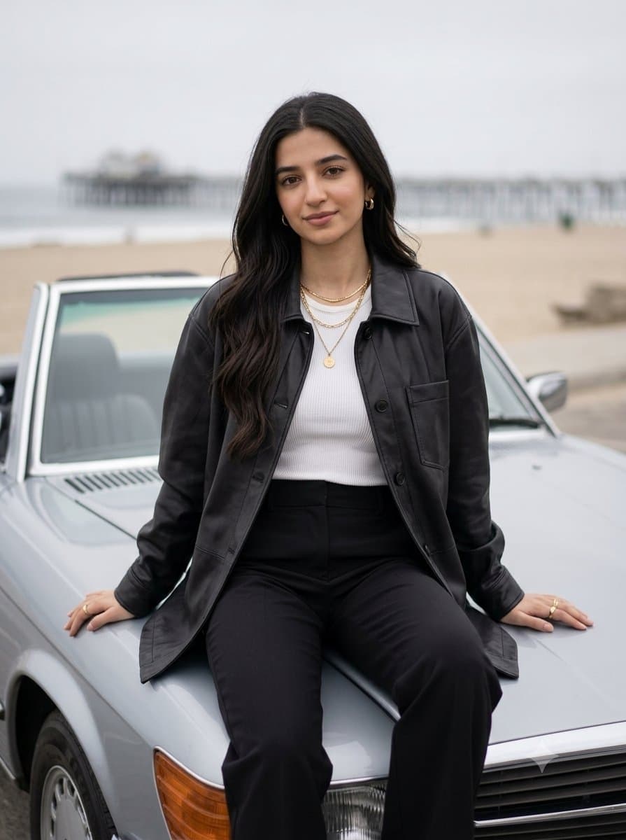Vintage Car Fashion Editorial — example 1