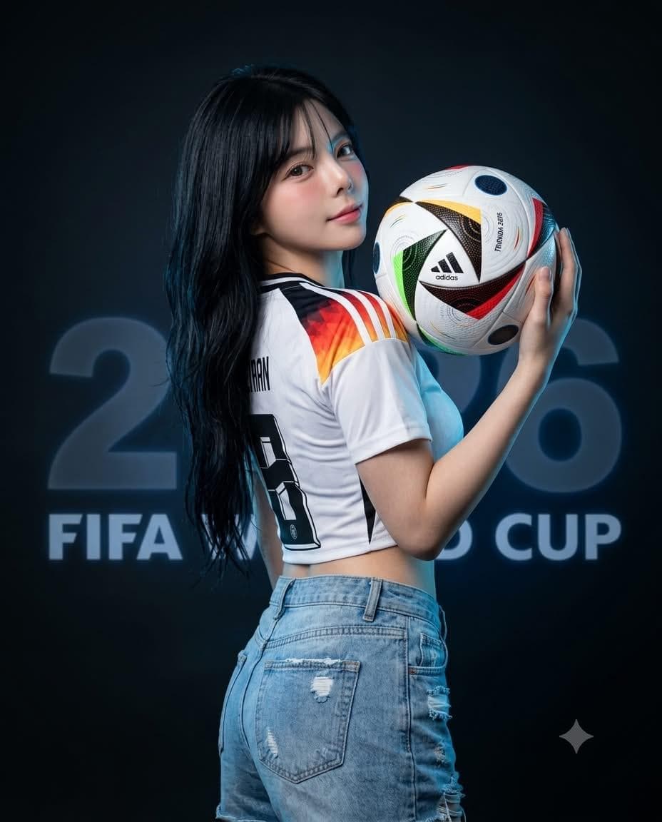 Asian Woman World Cup Portrait — example 1