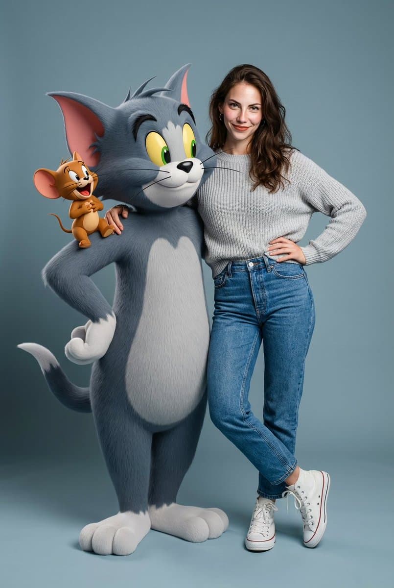 Playful Fashion Shoot with Giant Bugs Bunny — example 3