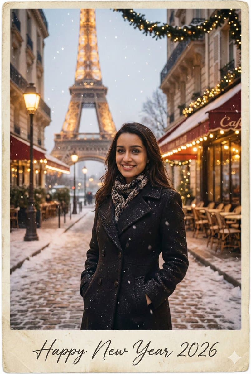 New Year 2026 Postcard and Studio Portrait Prompts — example 1