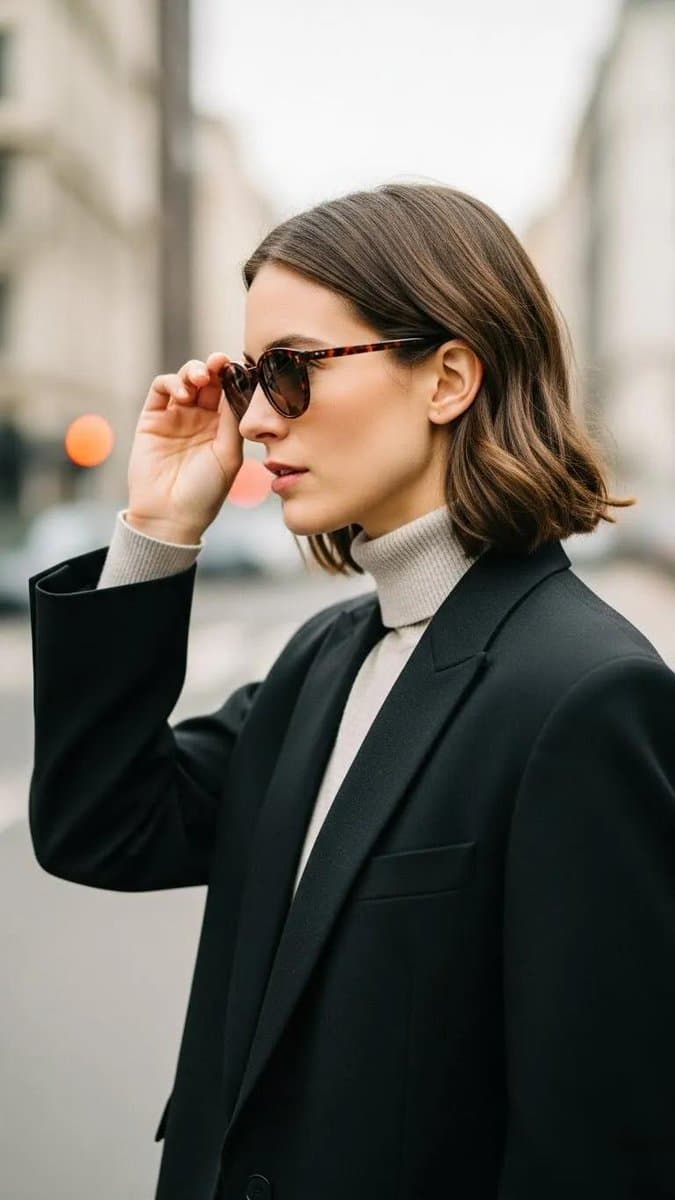 Minimalist Urban Fashion Editorial Side Profile — example 1
