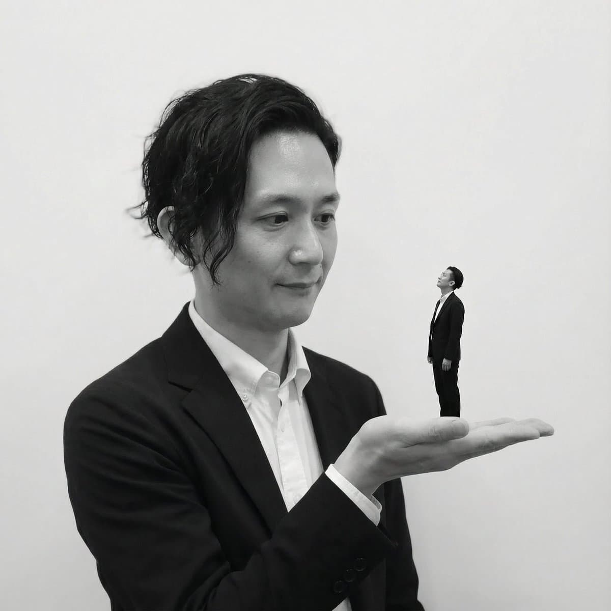 Miniature Self on Palm Concept — example 1